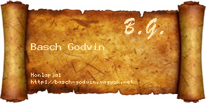 Basch Godvin névjegykártya